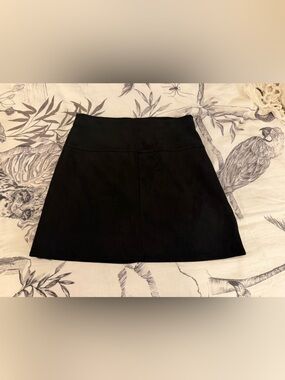 Max Studio Black A-Line Skirt